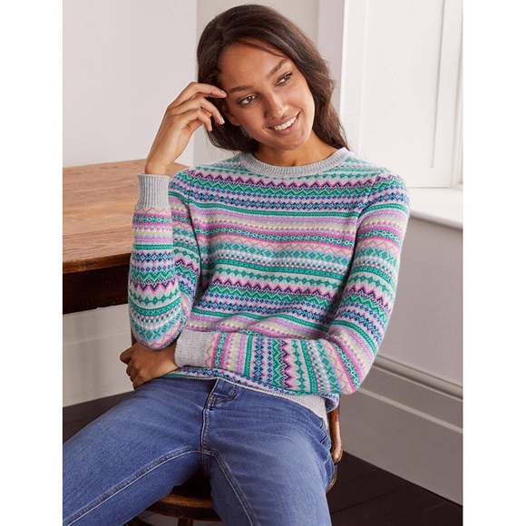 Boden Sweaters Boden Louise Fair Isle Sweater Poshmark